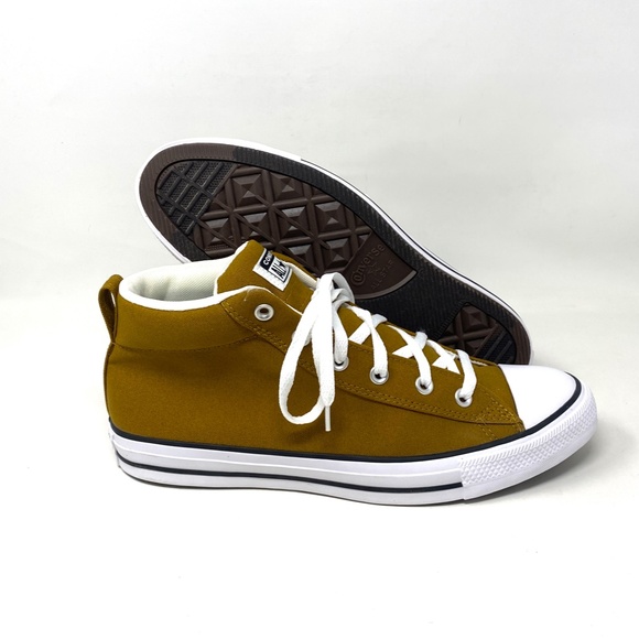 Converse Chuck Taylor All Star Street Mid Top Men’s Dark Wheat Sneakers A00491F - Picture 5 of 9
